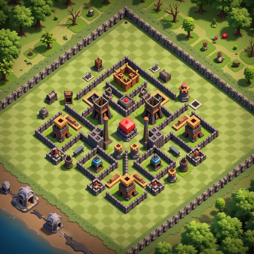 Advanced COC Art Base Techniques