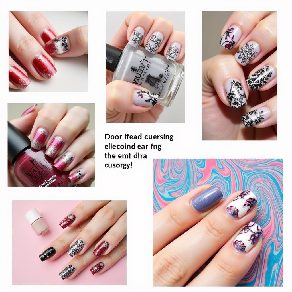 Advanced Nail Art Techniques Using a Professional Kit: Ombre, Stamping, and Water Marbling