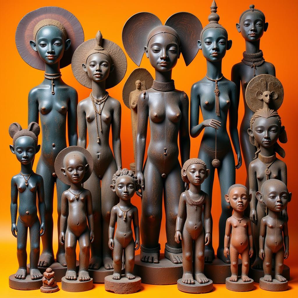 African Art Sculptures in The History of Art: A Global View Volume 2