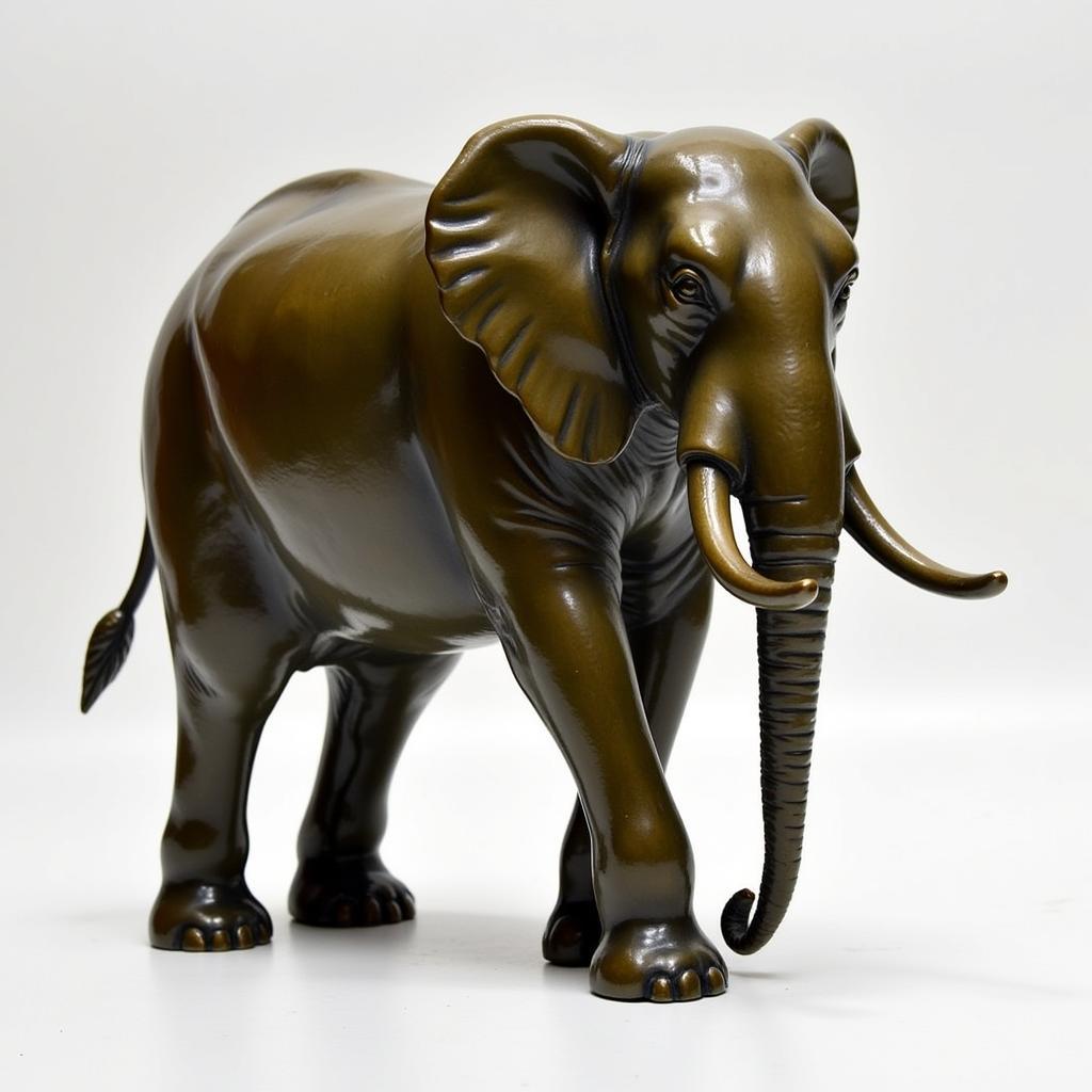 Bronze Sculpture of an African Elephant