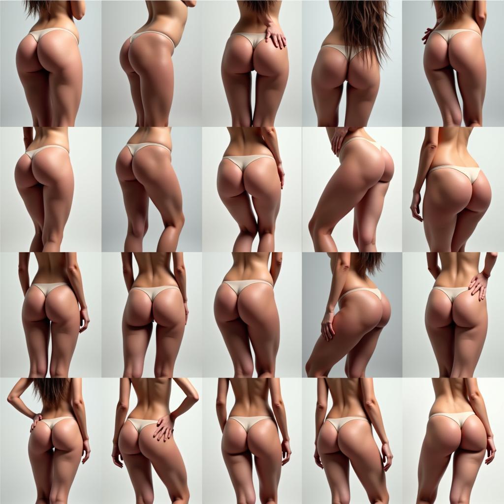 AI Generated Big Booty Art Examples