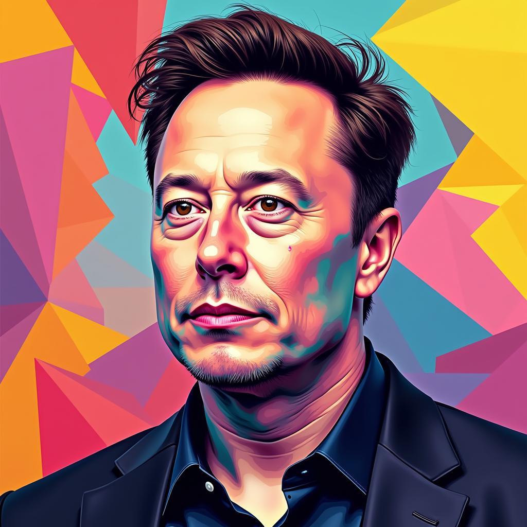 AI-Generated Elon Musk Portrait: Exploring the Boundaries of Digital Art