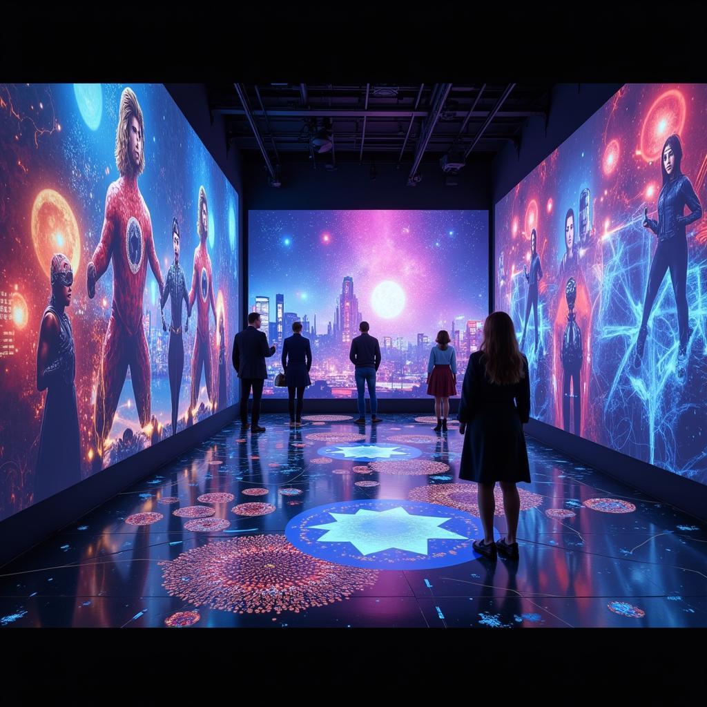 AI-Powered Marvel Interactive Installation