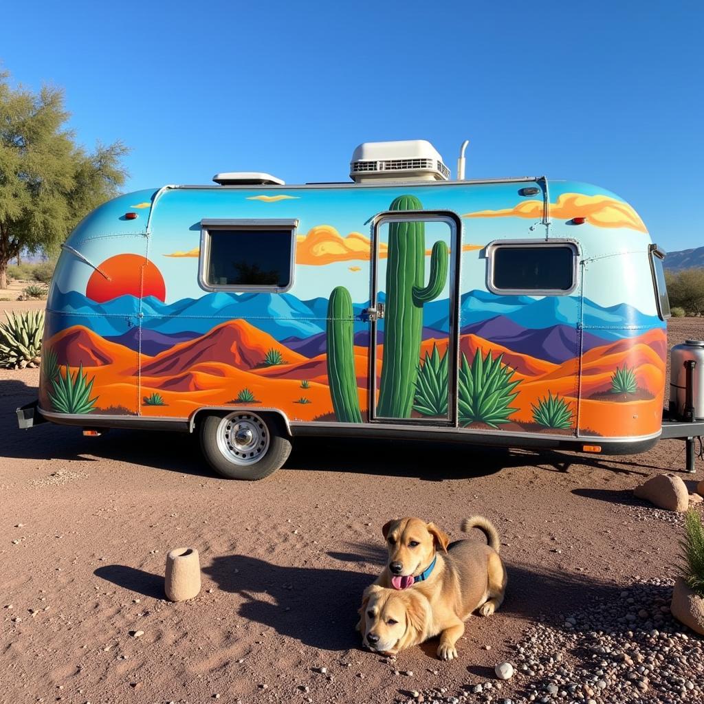 Airstream Exterior Mural