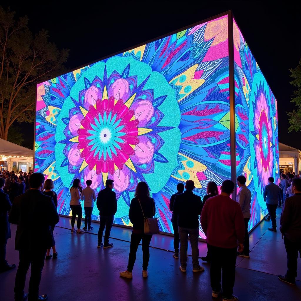 Digital Art Installation at Alameda Art Festival