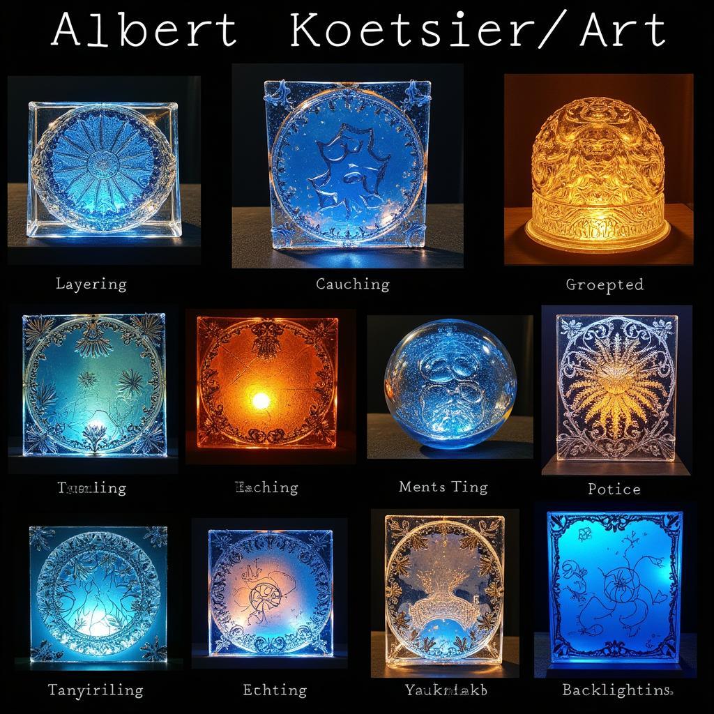 Albert Koetsier Tempered Glass Art Techniques