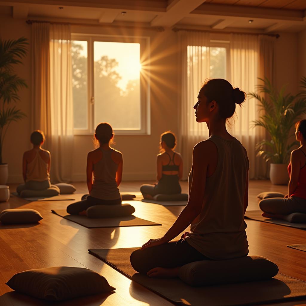 Meditation session at Alder Grove Healing Arts Center