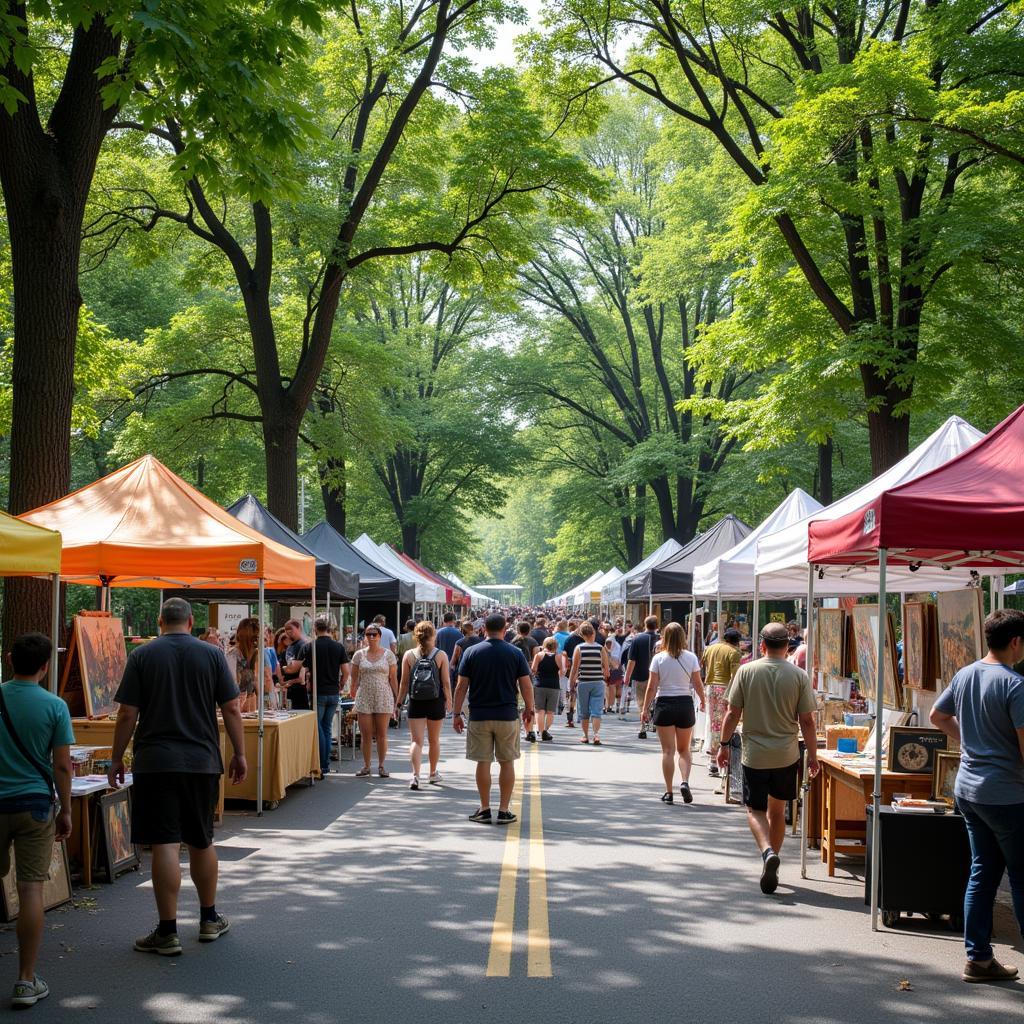 Allentown Art in the Park Scene