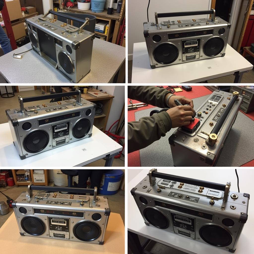 Alloy Art Boom Box Construction Process