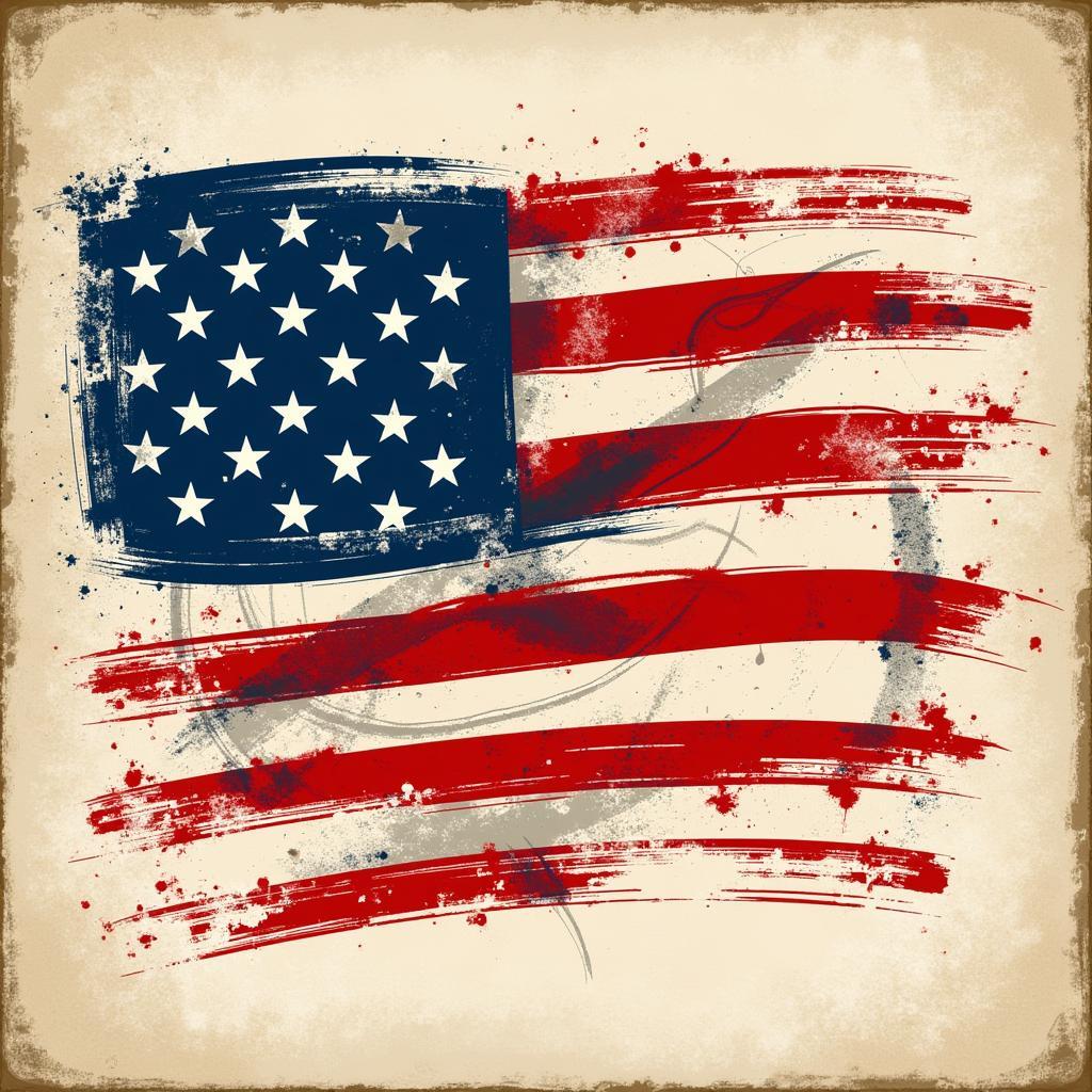 Digital American Flag Art: A Modern Take on Patriotism