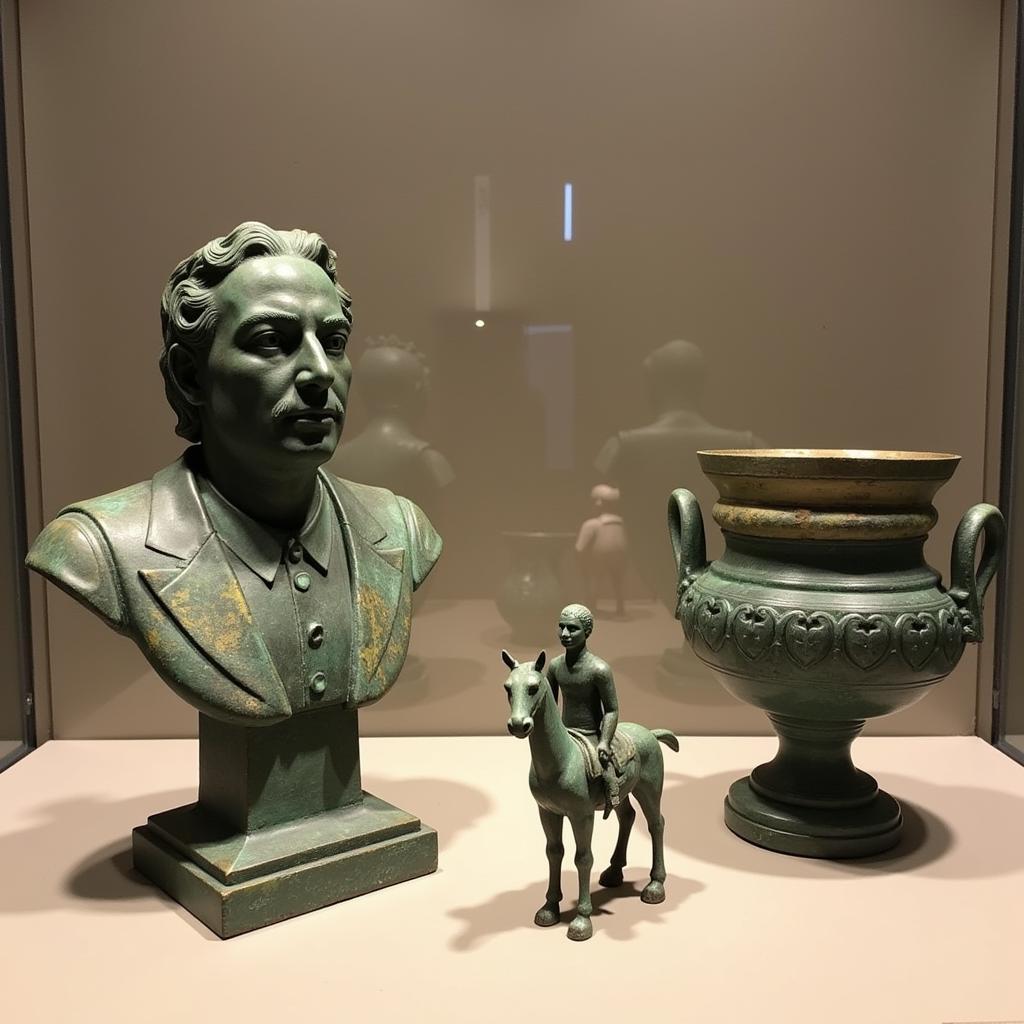 Ancient Bronze Metal Sculptures