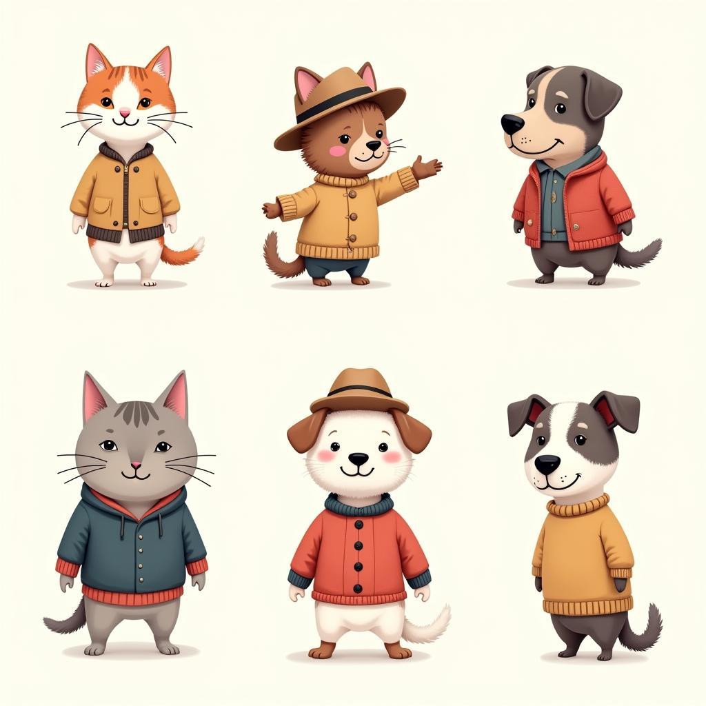 Animals Dressed in Clothes: A Whimsical Collection