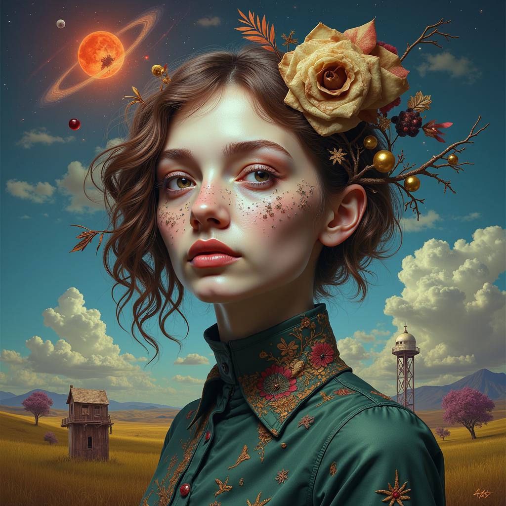 Anna Williams Digital Art: Surreal Portrait