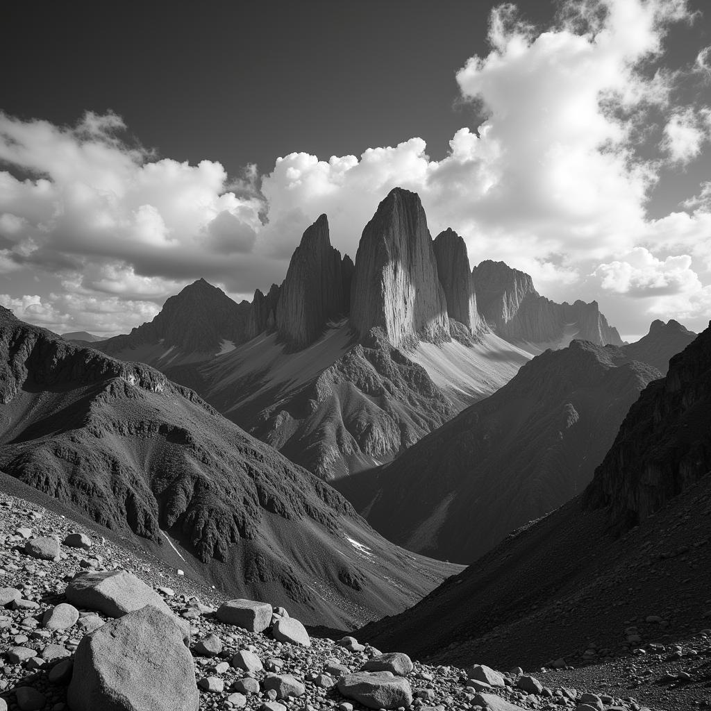 Ansel Adams Black and White Landscape Photography