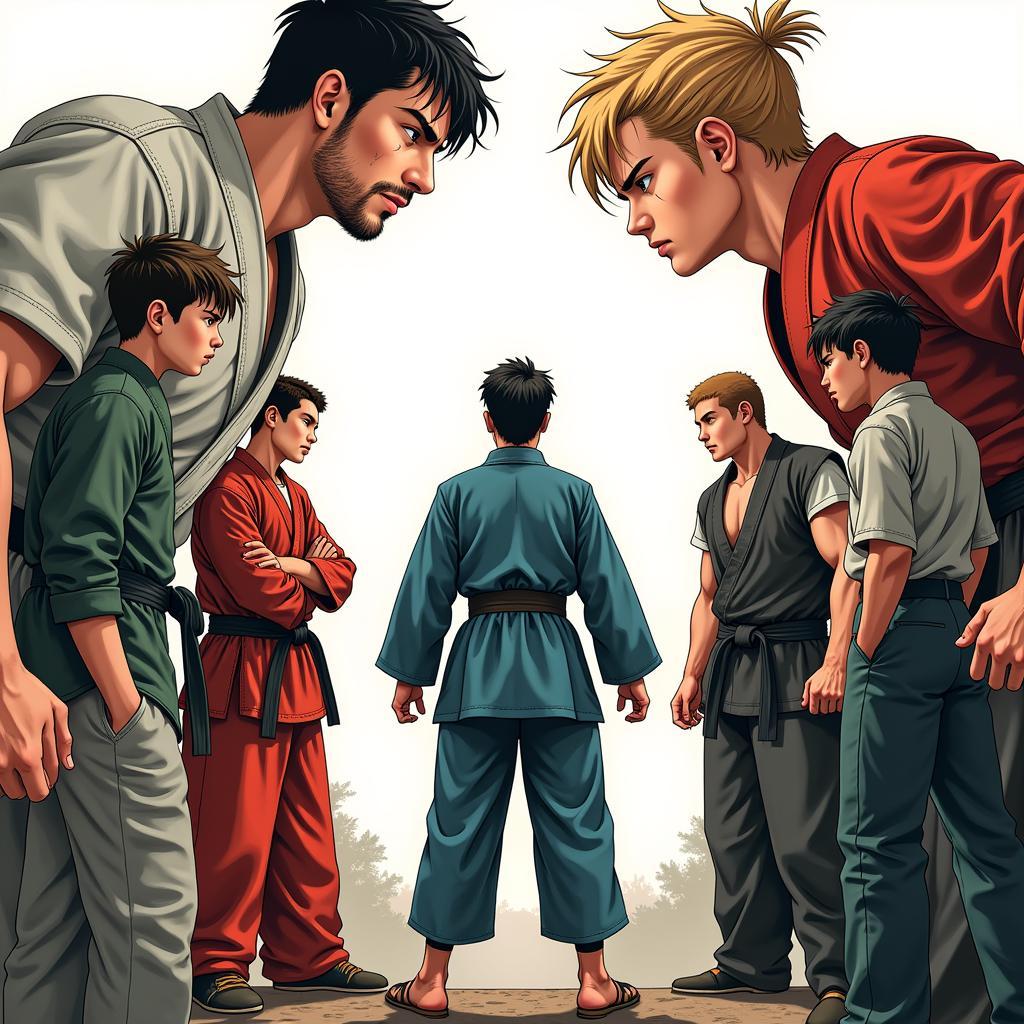 Key Characters in Apex Martial Arts Chapter 1