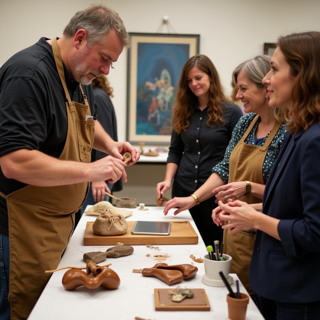 Apple Annie Arts and Crafts Show Demonstration