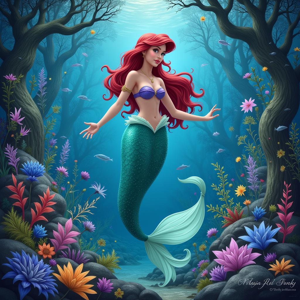 Ariel Mermaid Fantasy Reimagining