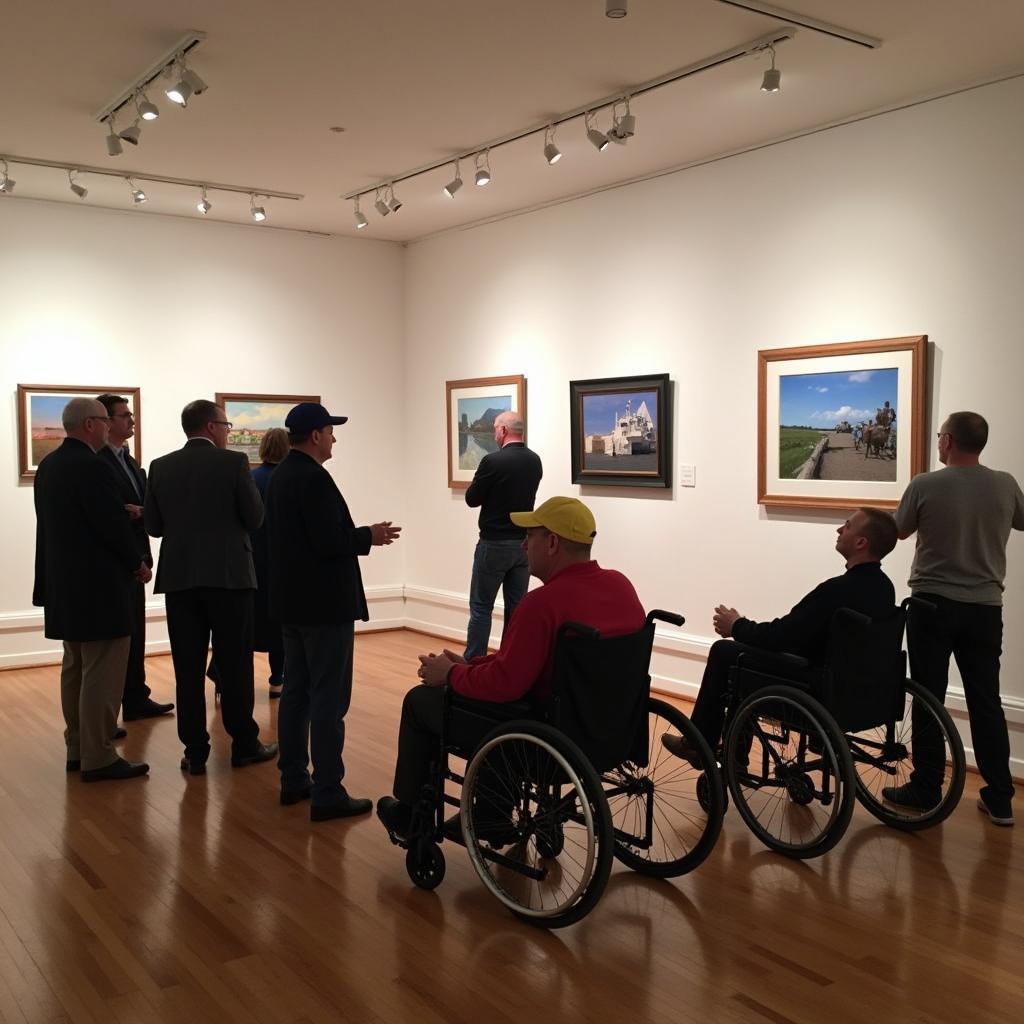 Army Ranger Art Exhibition Featuring Veterans