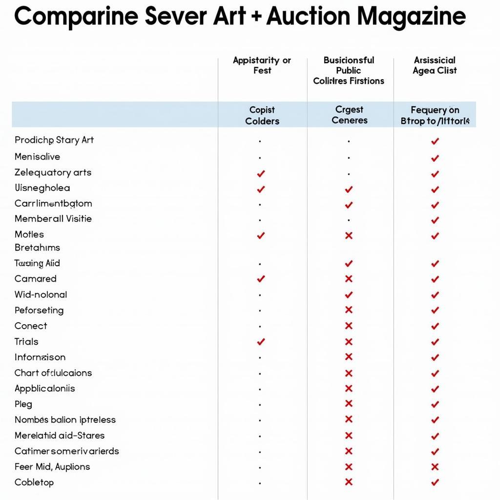 Comparing Art + Auction Magazines