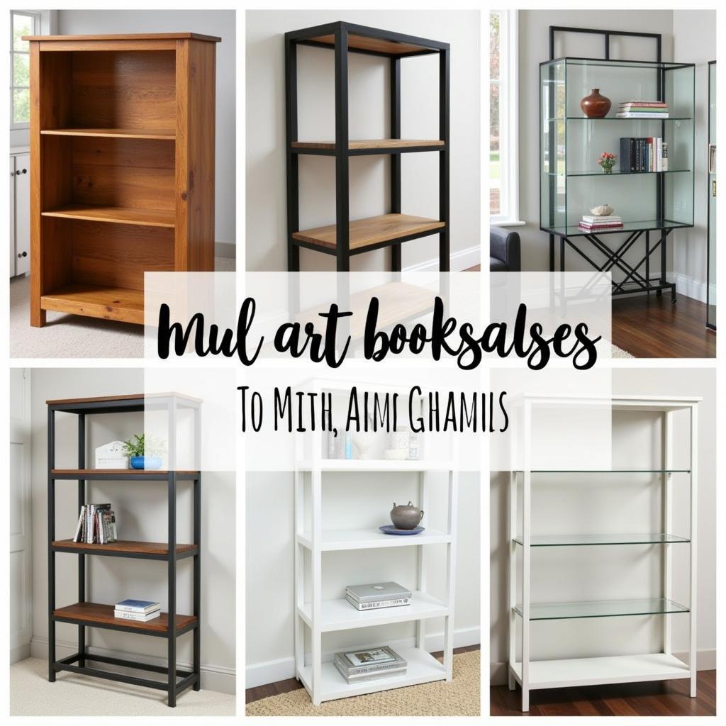 Art Bookcase Designs in Wood, Metal, and Glass