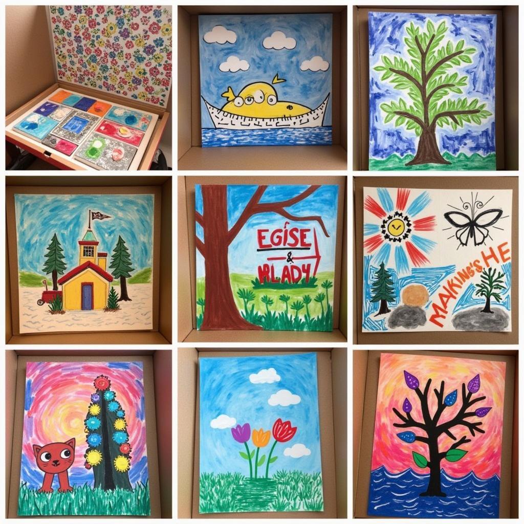 Inspiring Art Projects from Art Box Kits