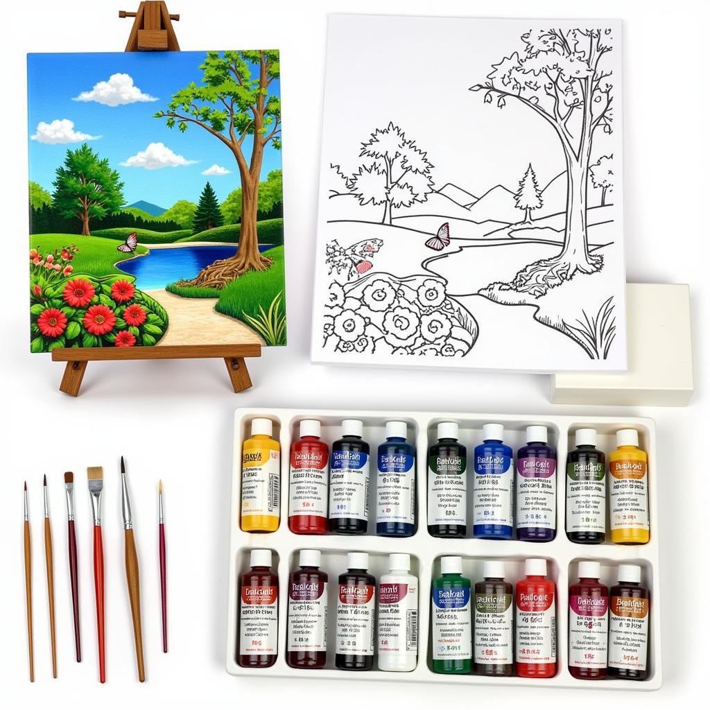 Art by Numbers Kit for Beginners