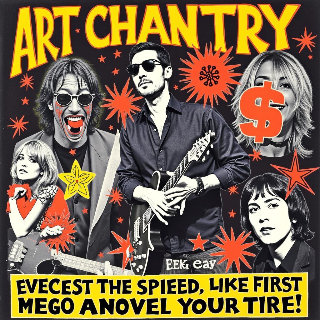 Art Chantry Poster Collage Style