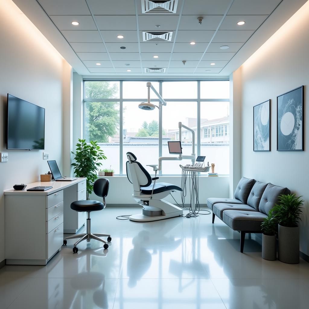 Modern and clean dental office at Art City Dental