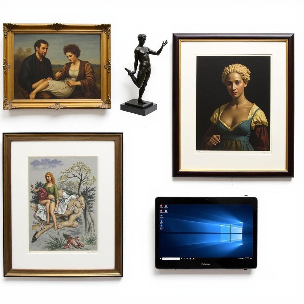 Examples of Physical and Digital Art Collectables