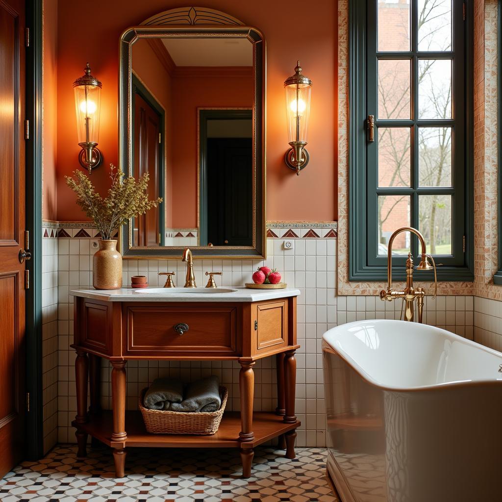 Art Deco Bathroom Design Elements