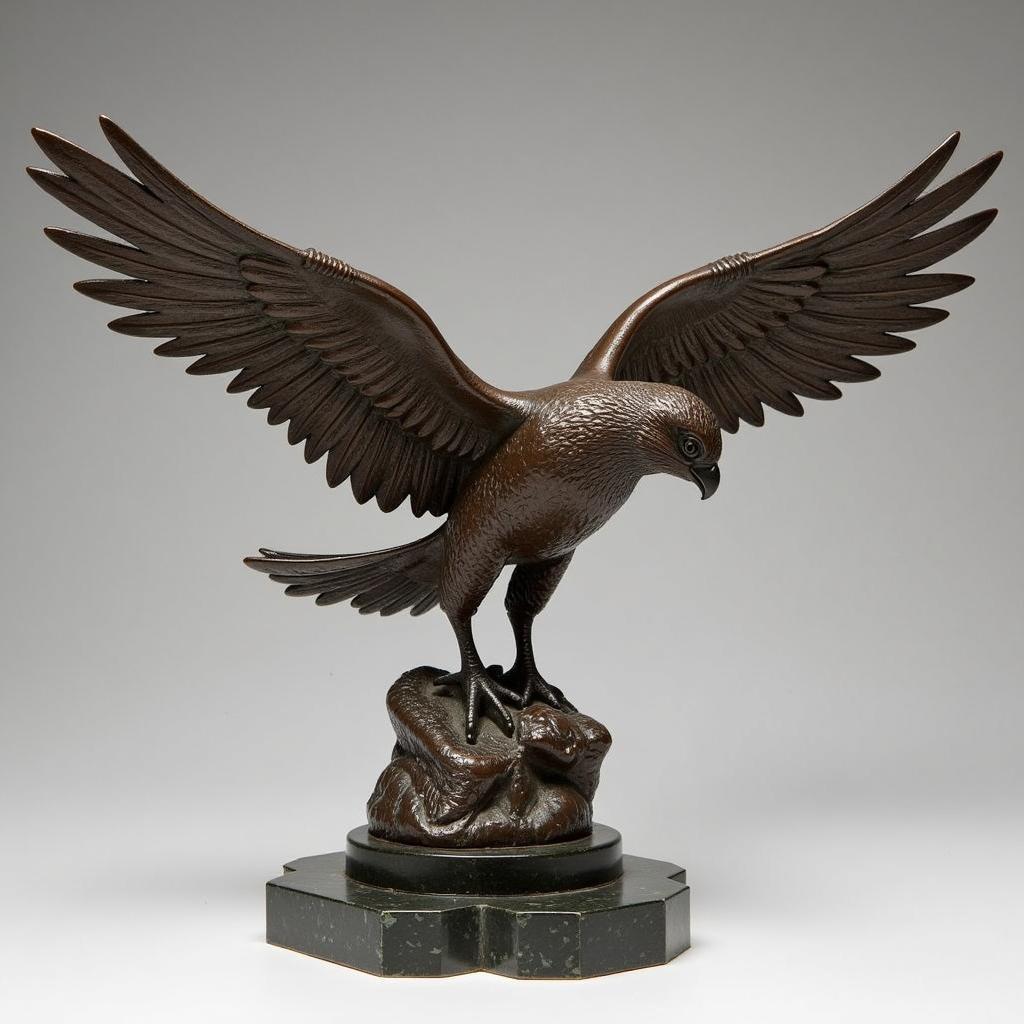 Art Deco Bronze Bird Sculpture: A Symbol of Freedom and Flight