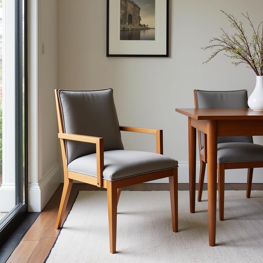 Art Deco Dining Chair in a Modern Dining Room