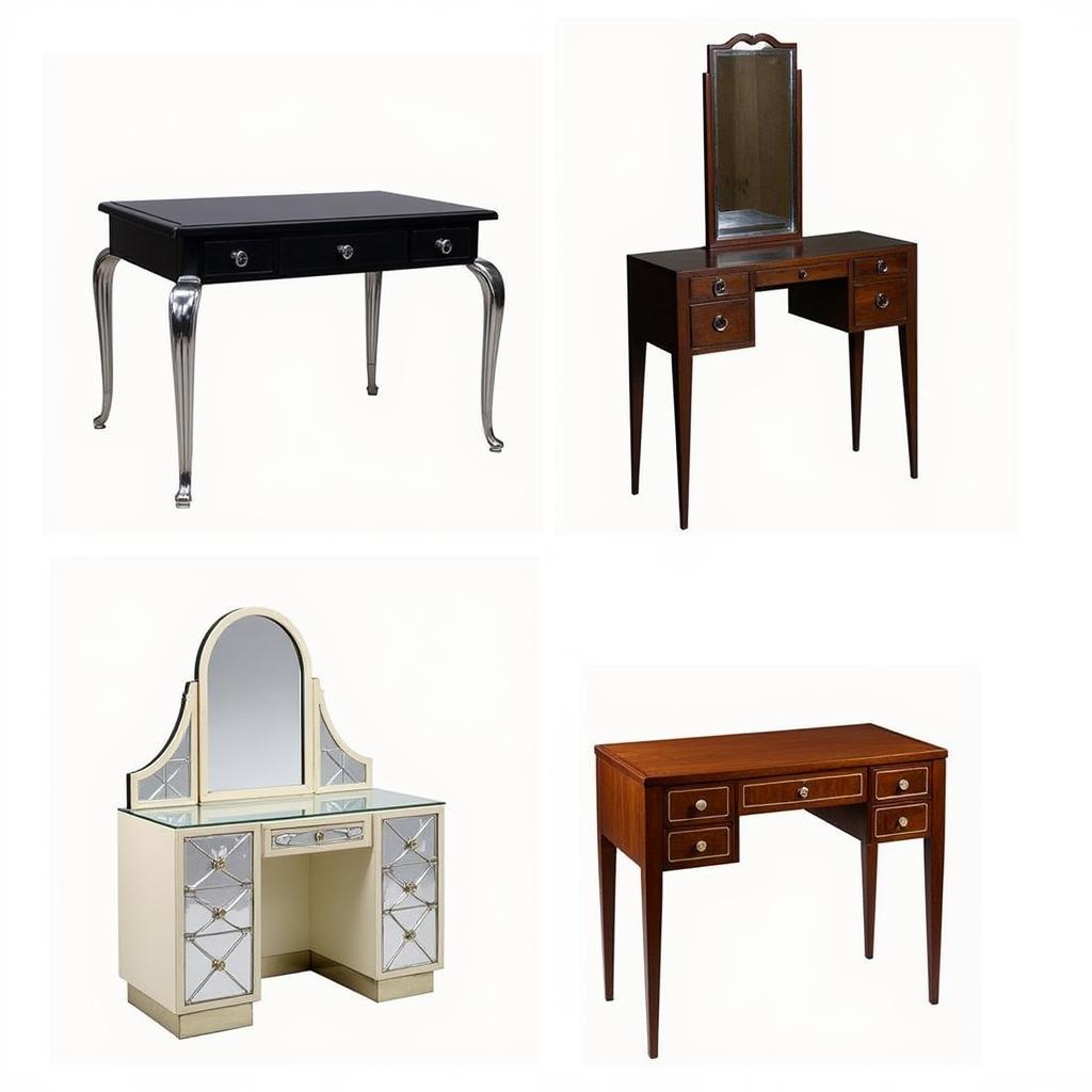 Various Art Deco Dressing Table Styles