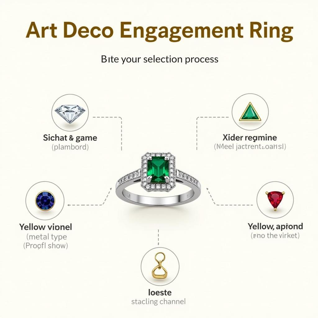 Art Deco Engagement Ring Buying Guide Visual