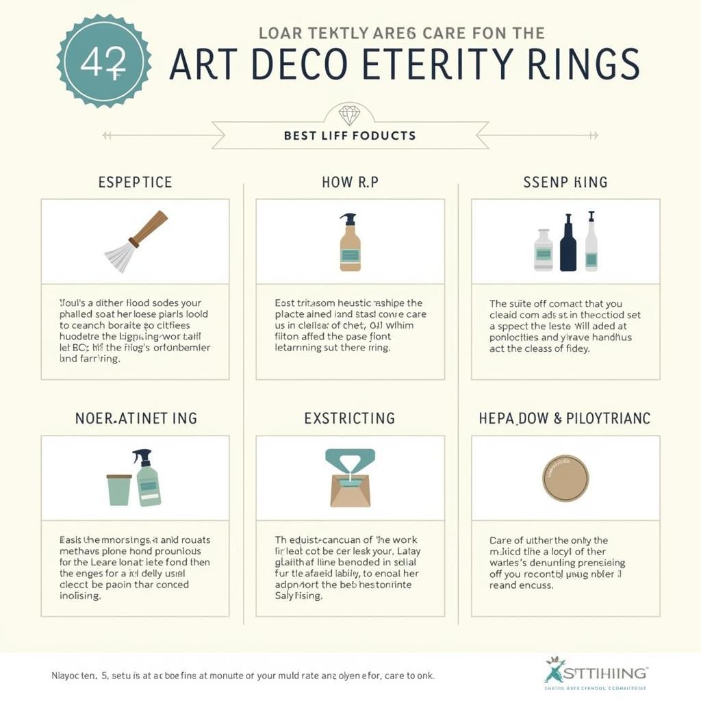 Art Deco Eternity Ring Care Tips