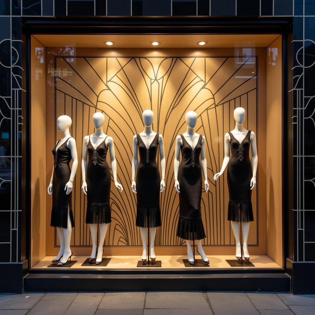 Art Deco Mannequin Window Display