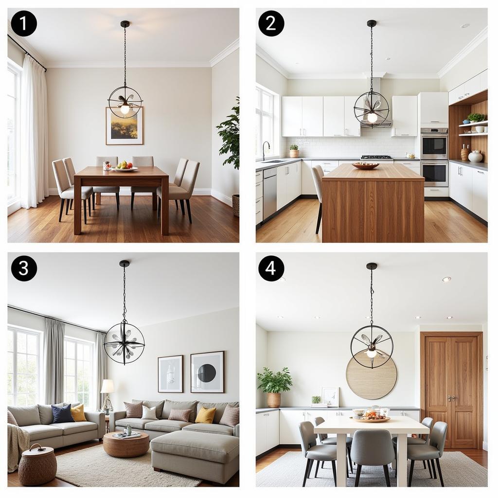 Art Deco Pendant Light Placement Ideas