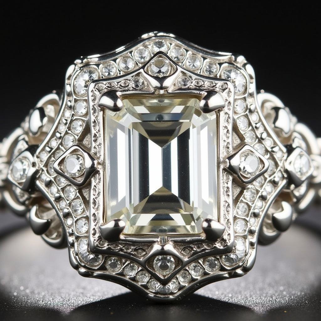 Key Features of Art Deco Platinum Diamond Rings