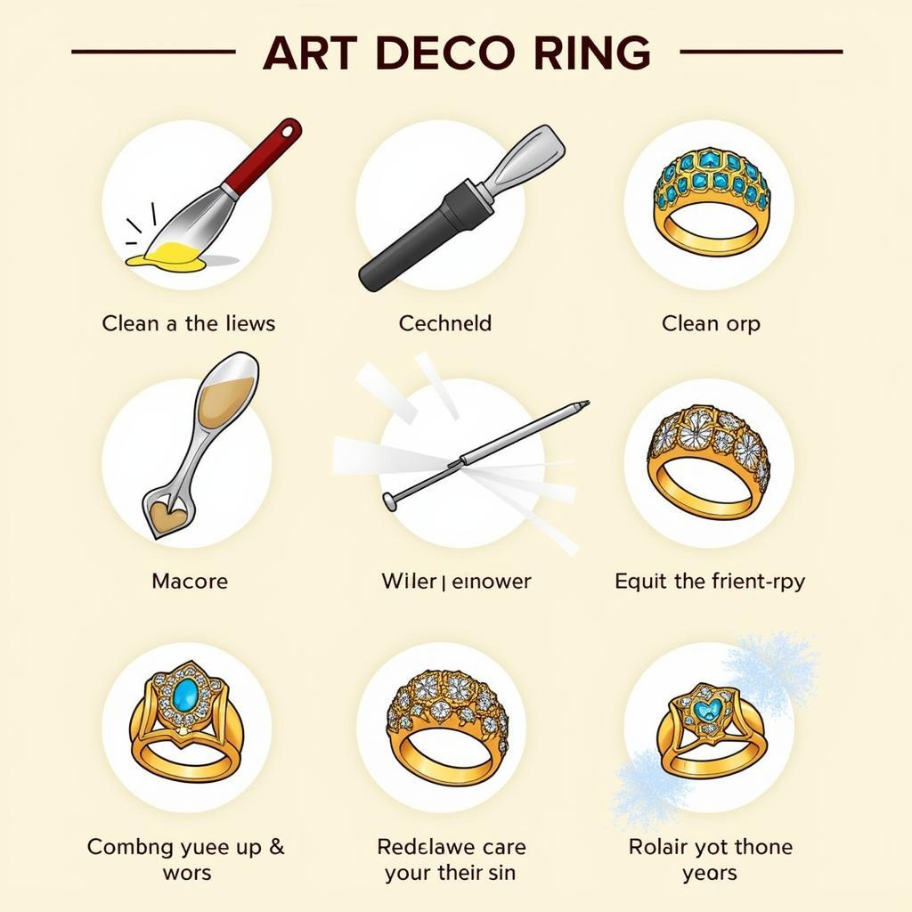 Art Deco Ring Cleaning and Maintenance