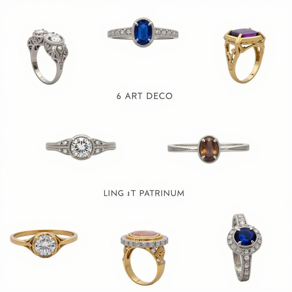 Art Deco Ring Variations