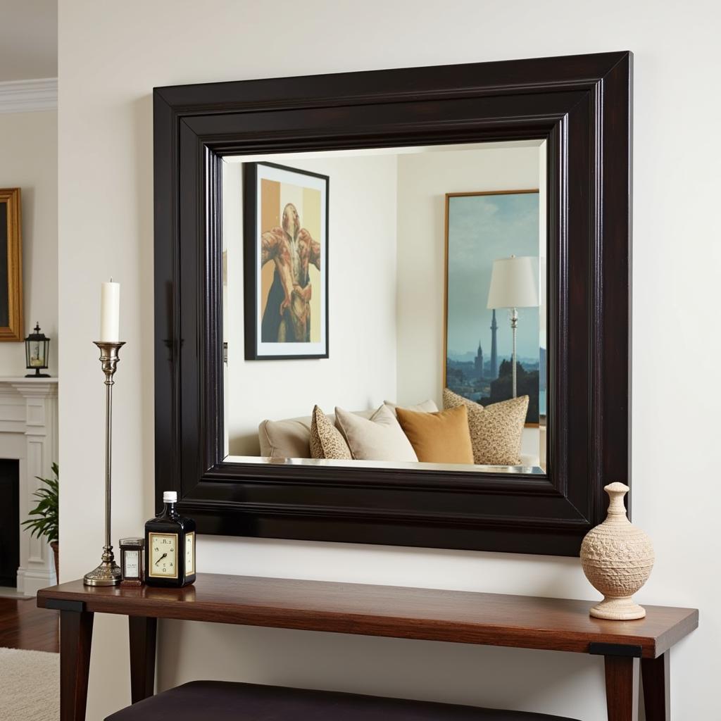 Art Deco Table Mirror as a Living Room Accent