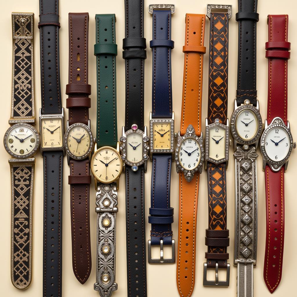 Art Deco Watch Band Collection - Various Styles