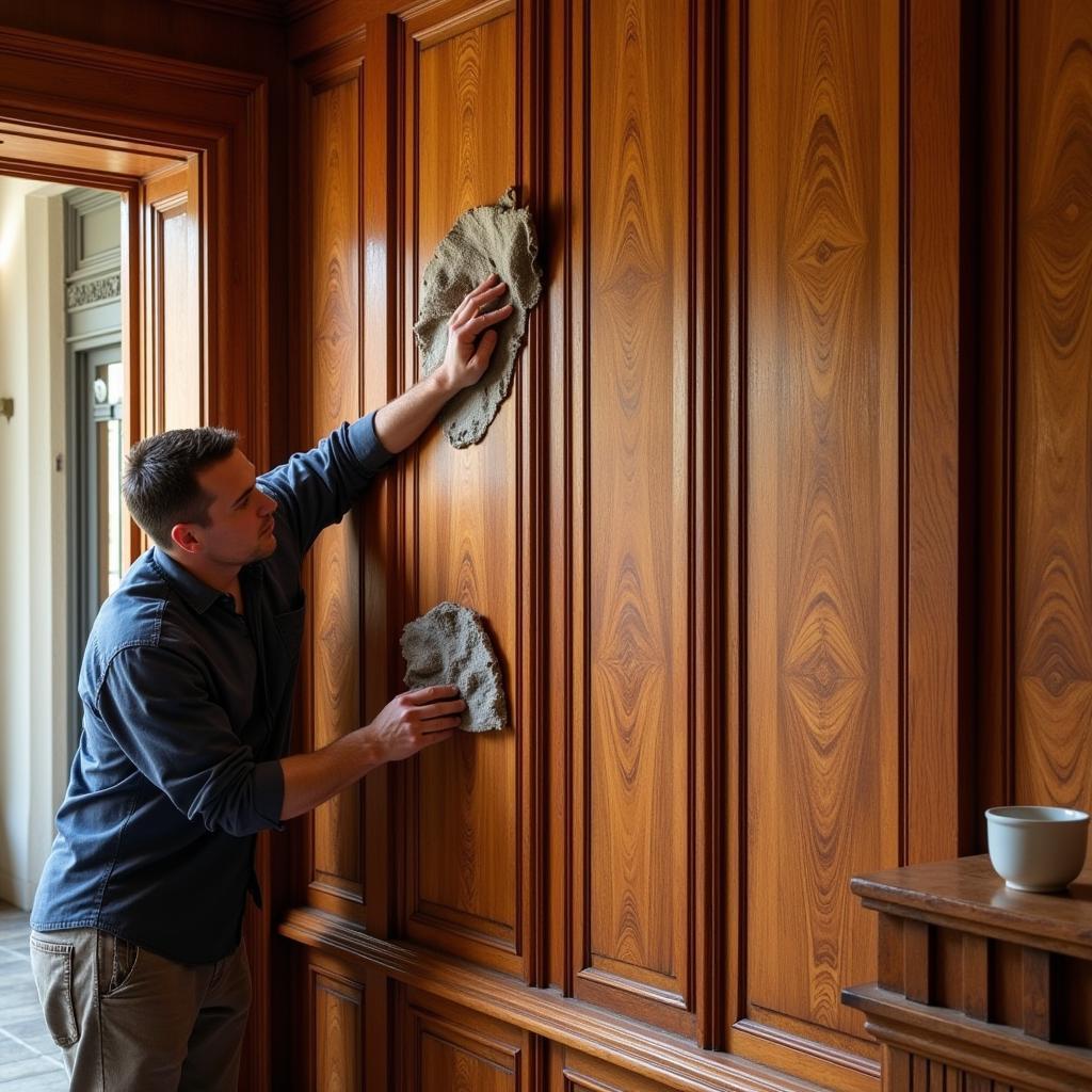 Restoring Art Deco Wood Paneling