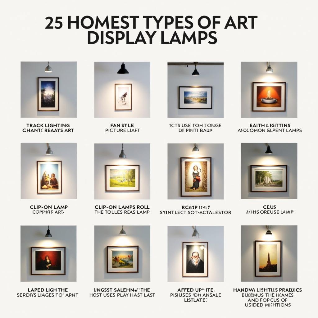 Comparing Different Types of Art Display Lamps