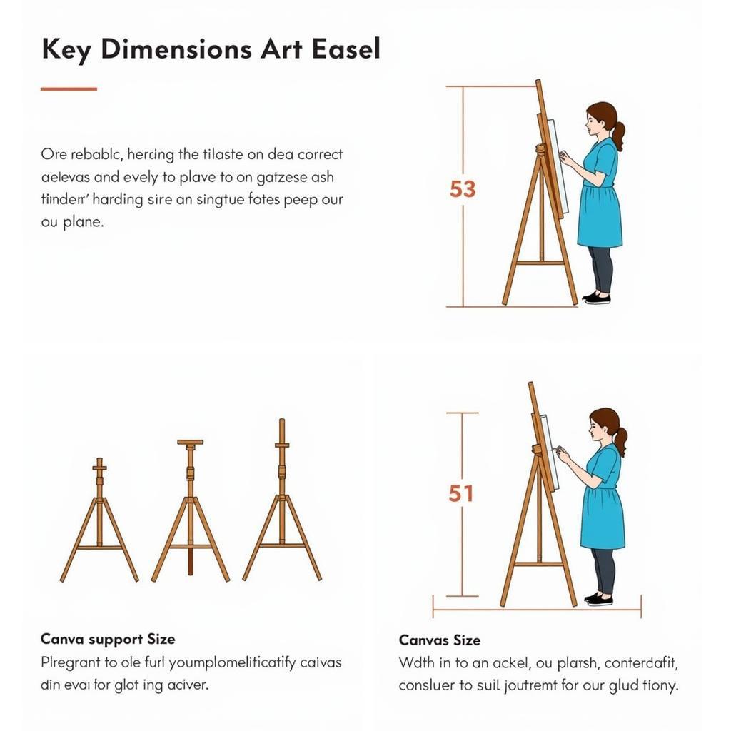 Art Easel Dimensions Guide