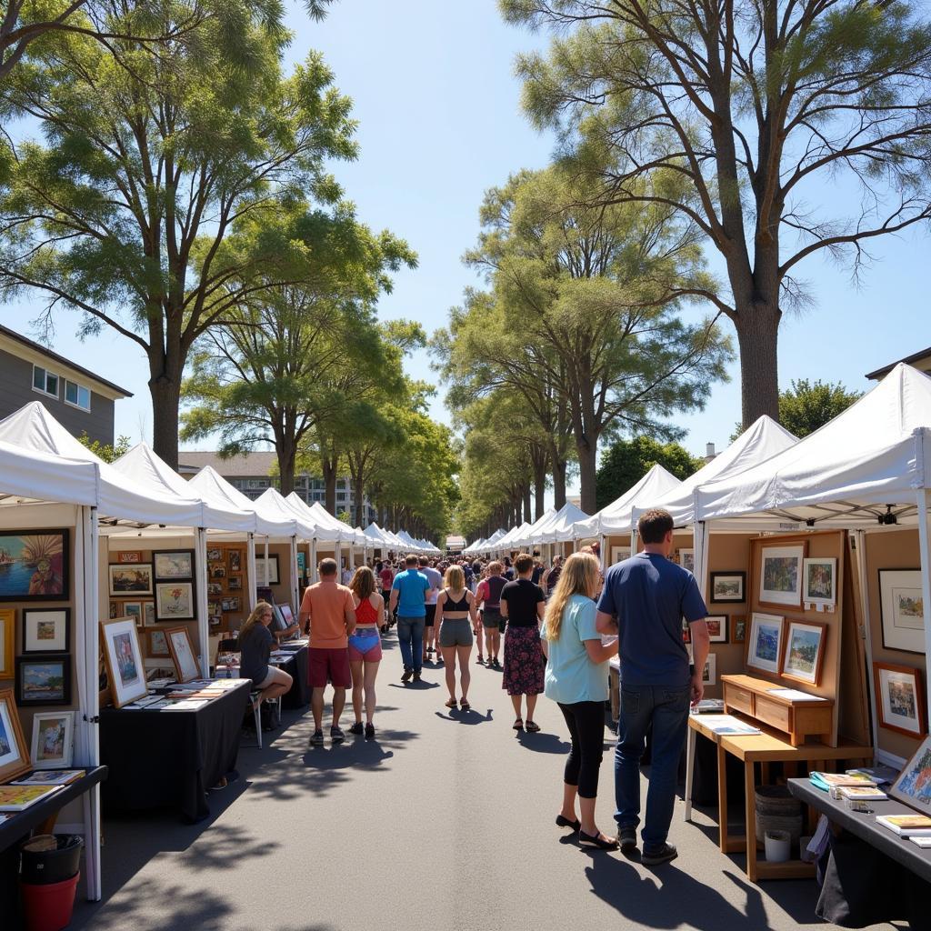 Art Festival Shelter Cove Artist Booths