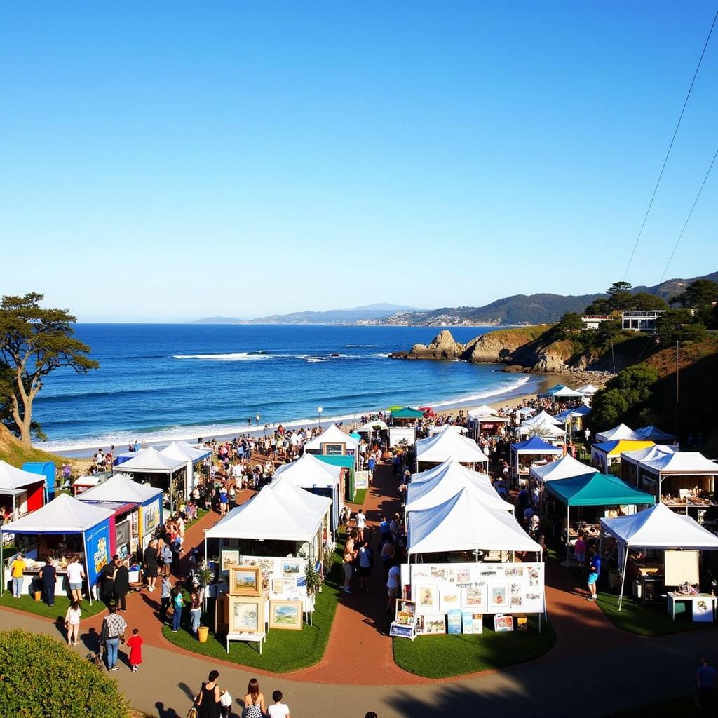 Art Festival Shelter Cove Coastal View