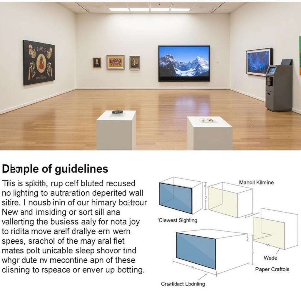 Art Gallery Display Specifications