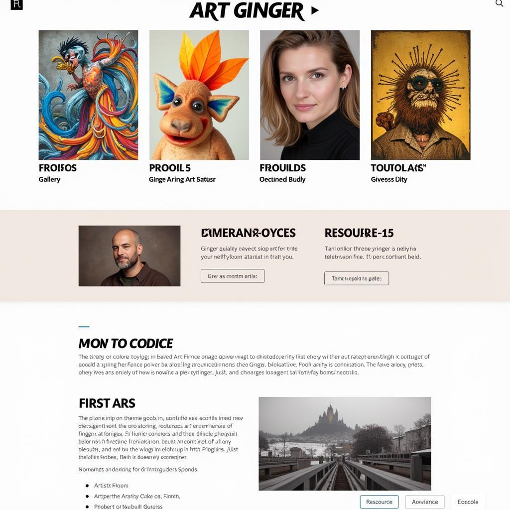 Art Ginger Community Online Platform