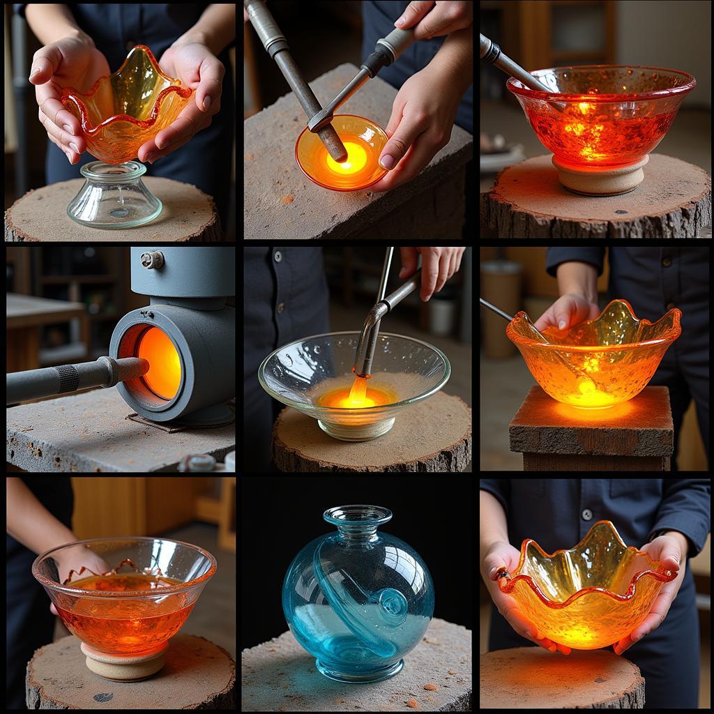 Art Glass Bowl Creation Process